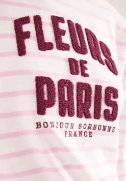 3/4-Arm Shirt mit Wording Artwork