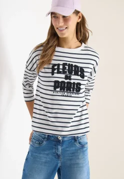 3/4-Arm Shirt mit Wording Artwork