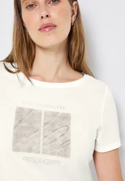 Artwork Shirt mit Turn-Up