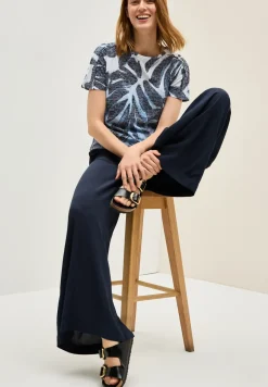 Ausbrenner-Shirt mit Muster