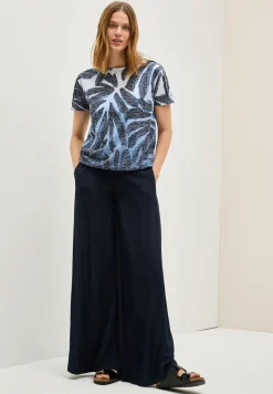 Ausbrenner-Shirt mit Muster