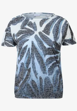 Ausbrenner-Shirt mit Muster