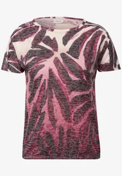 Ausbrenner-Shirt mit Muster