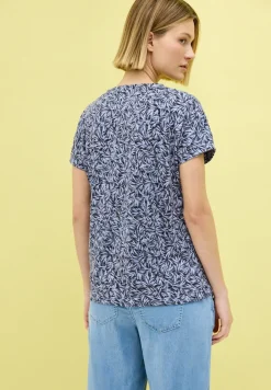 Ausbrenner Shirt mit Print
