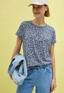 Ausbrenner Shirt mit Print