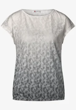 Ausbrenner-Shirt mit Print