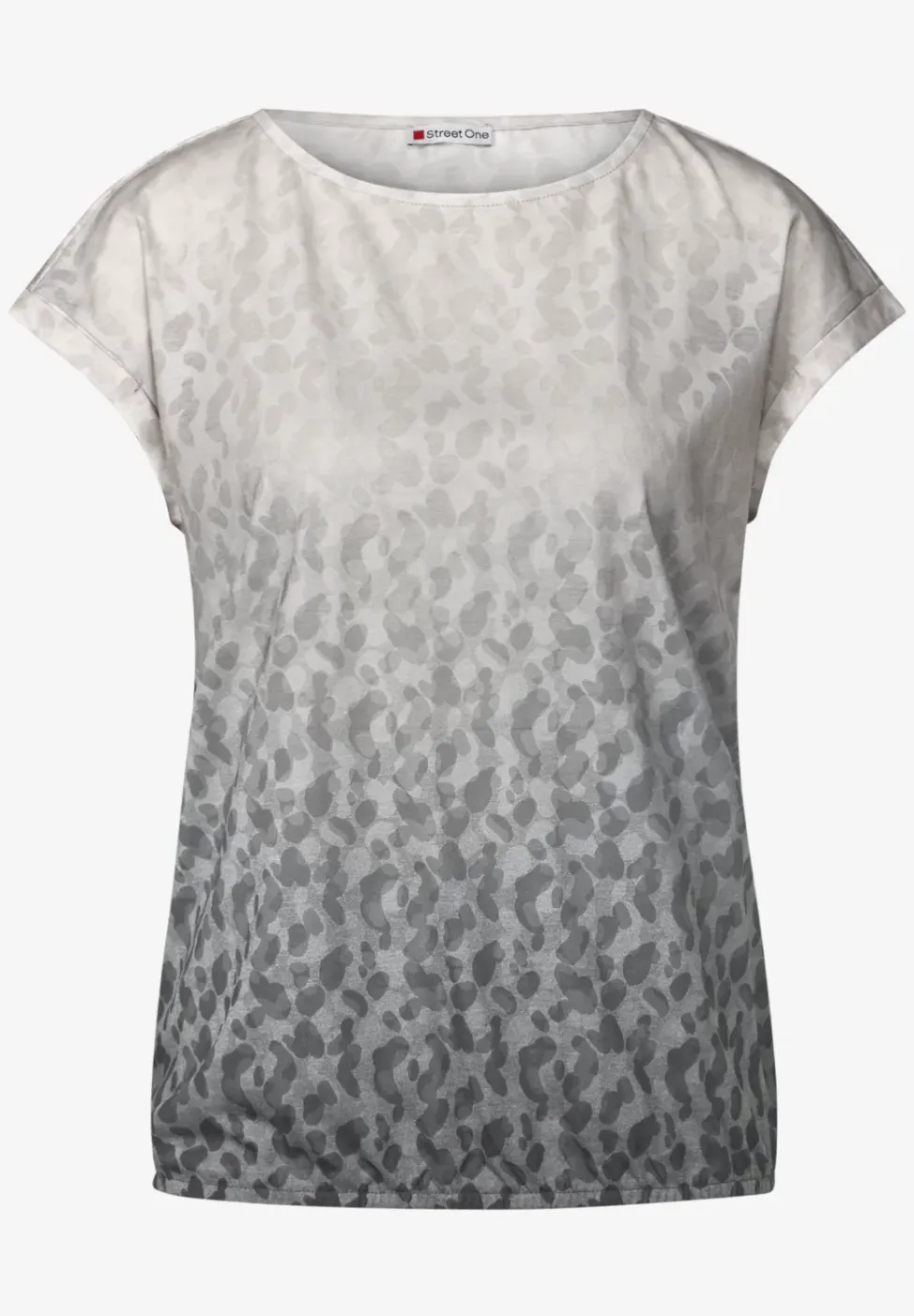 Ausbrenner-Shirt mit Print