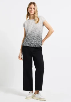 Ausbrenner-Shirt mit Print