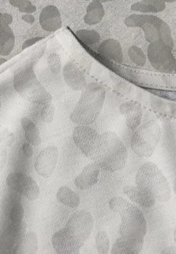Ausbrenner-Shirt mit Print