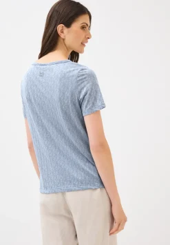 Ausbrenner-Shirt mit Wording