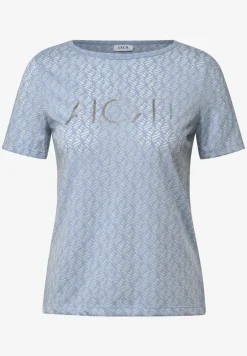 Ausbrenner-Shirt mit Wording