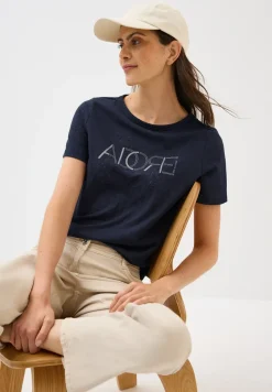 Ausbrenner-Shirt mit Wording