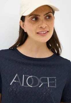 Ausbrenner-Shirt mit Wording