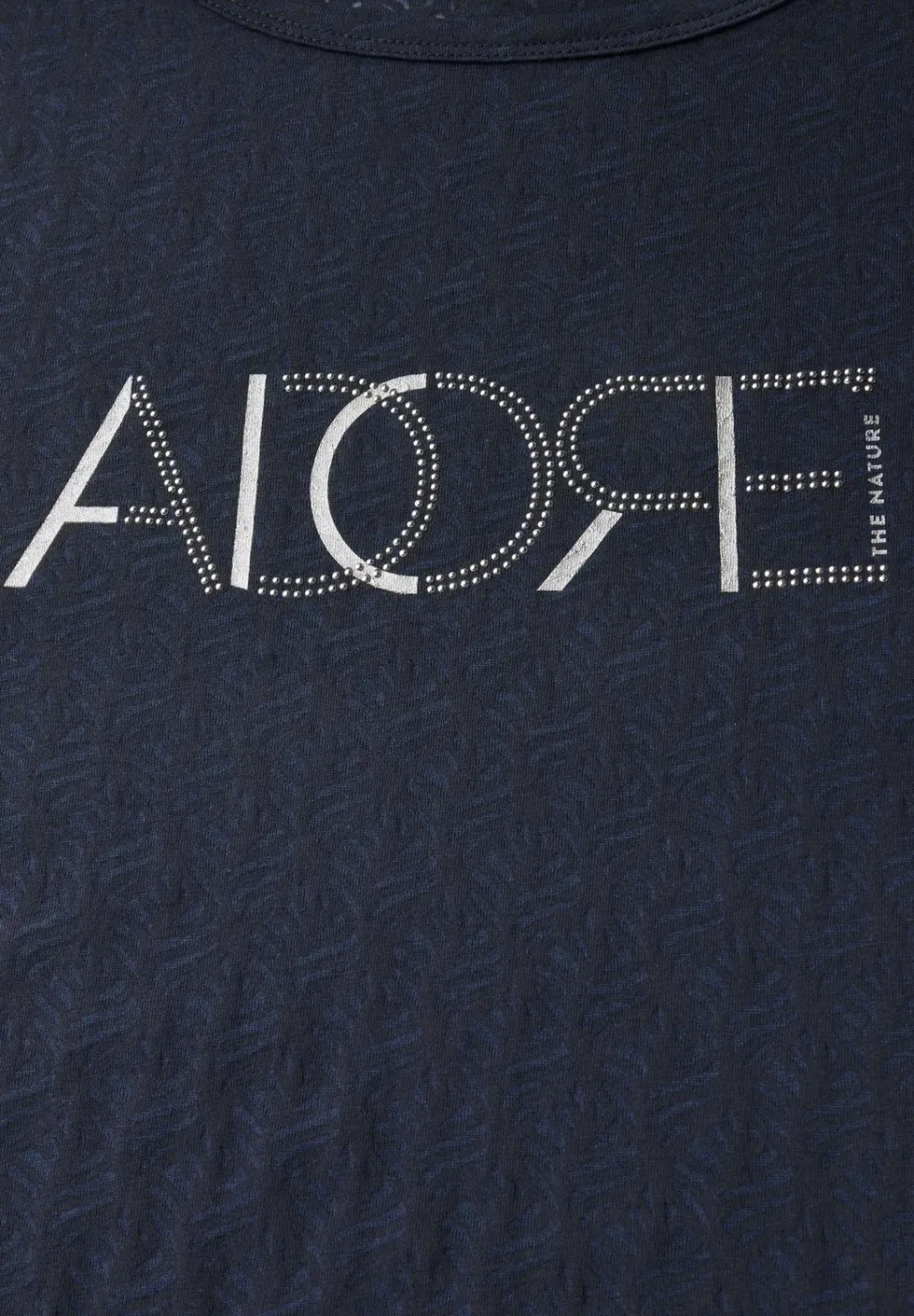 Ausbrenner-Shirt mit Wording