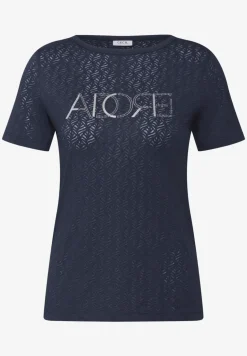 Ausbrenner-Shirt mit Wording