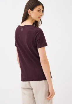 Ausbrenner-Shirt mit Wording