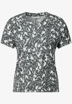 Ausbrenner T-Shirt mit Print