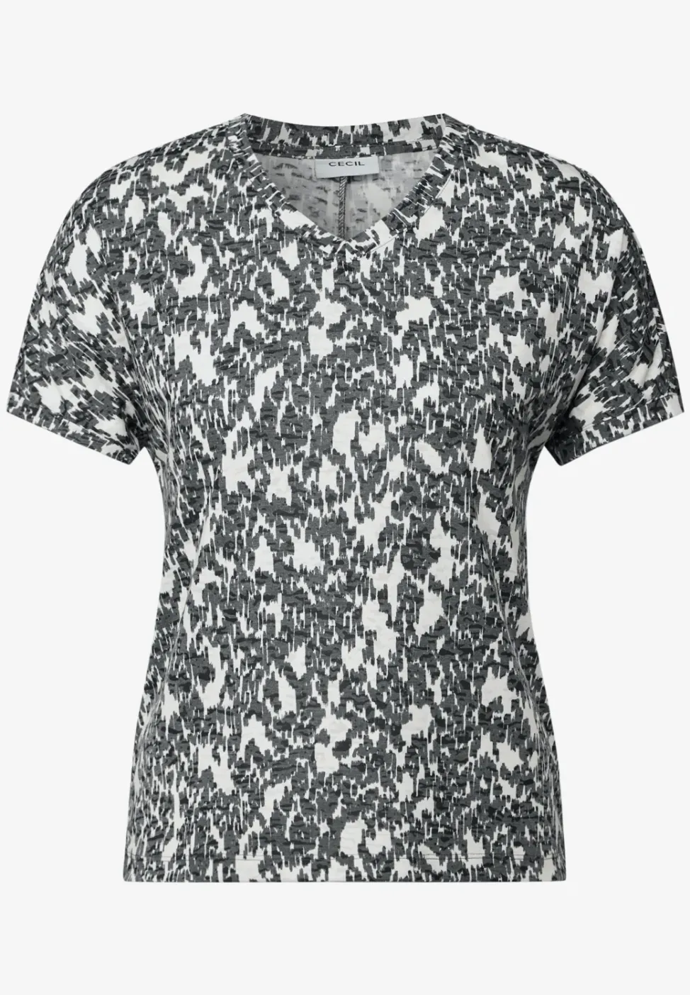 Ausbrenner T-Shirt mit Print