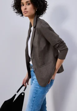 Basic Blazer aus Jersey