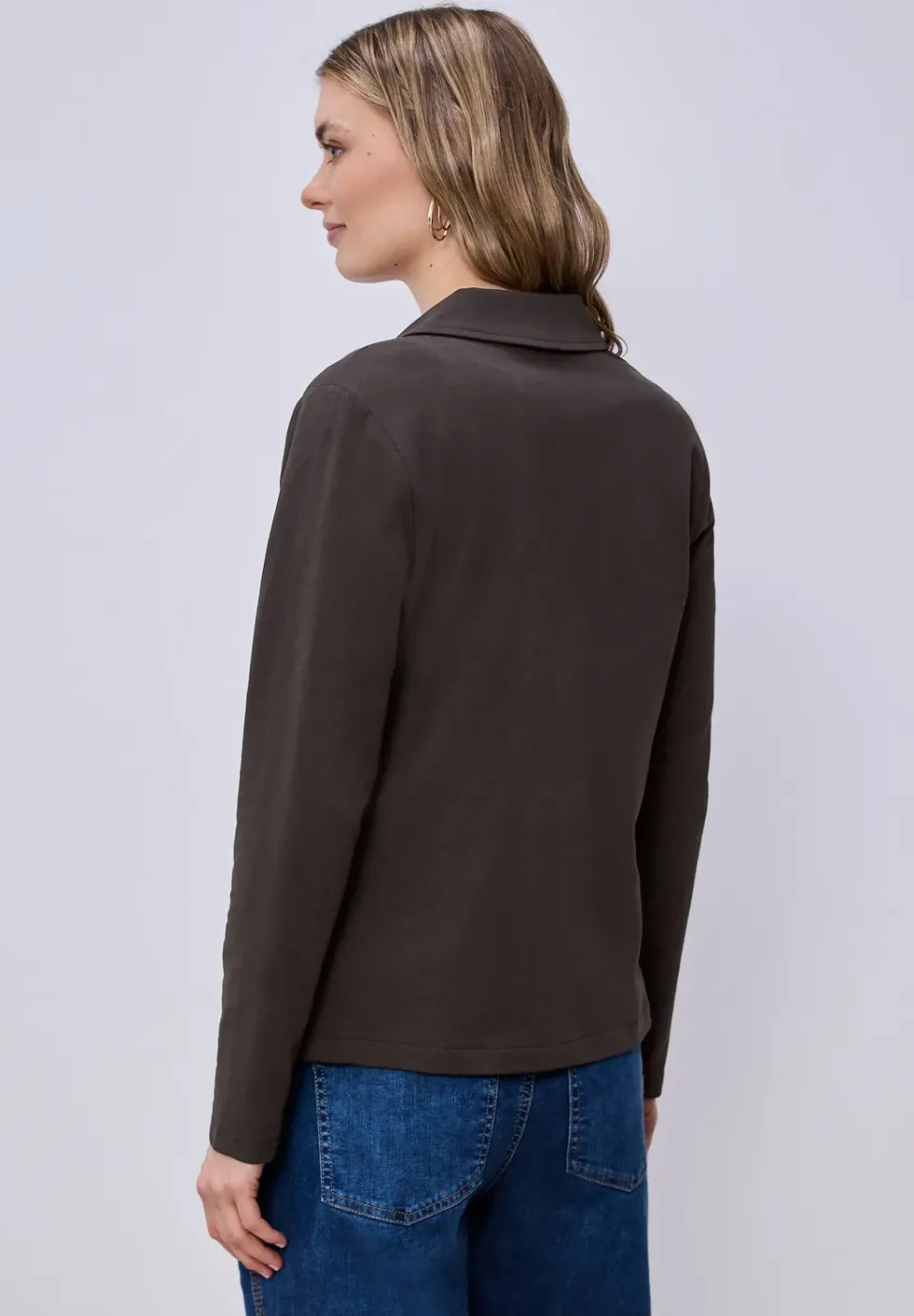 Basic Blazer aus Jersey