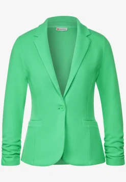 Basic Blazer mit Raffungen