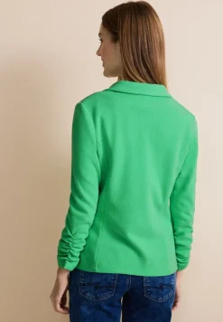 Basic Blazer mit Raffungen