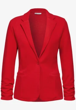 Basic Blazer mit Raffungen