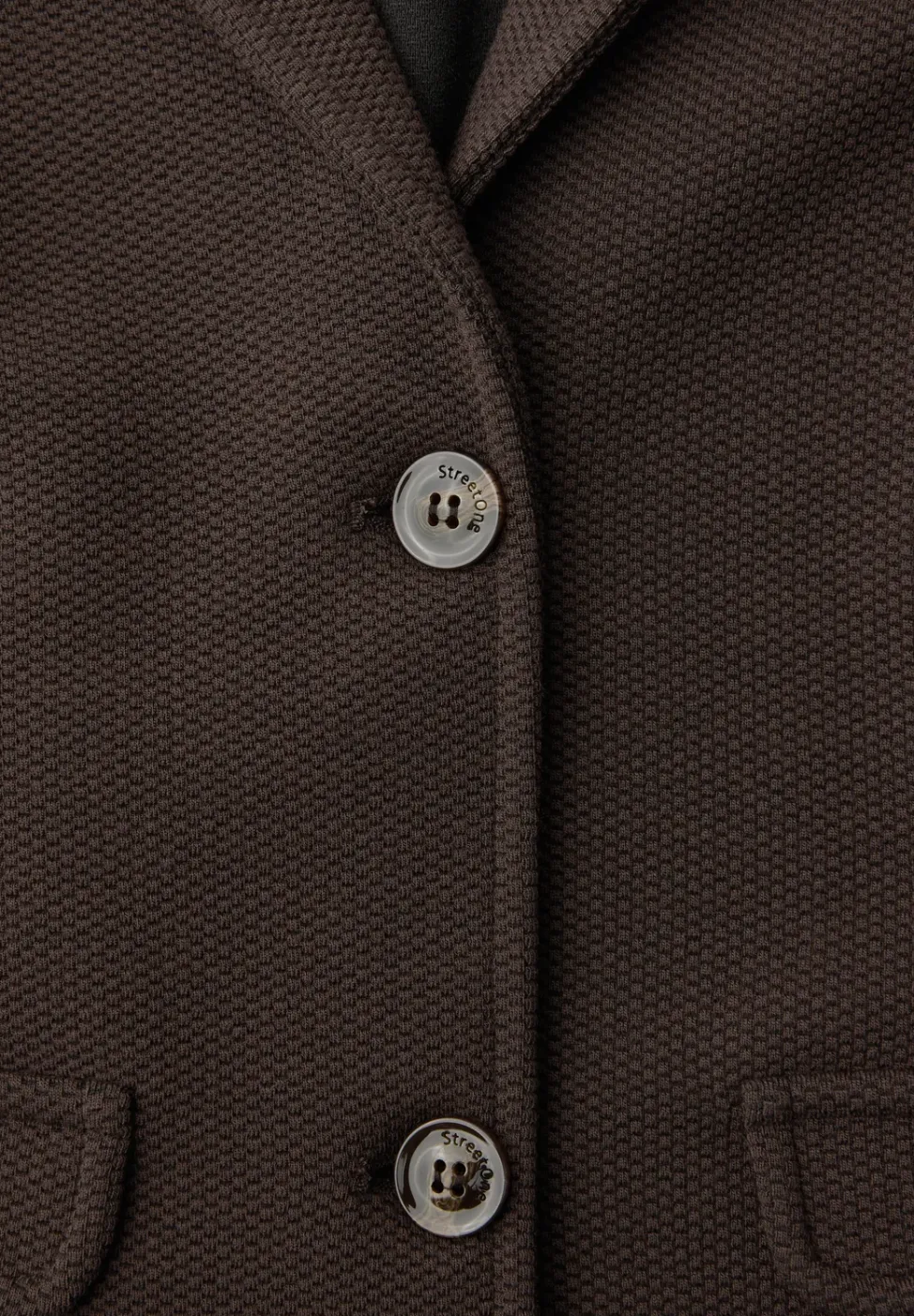 Basic Blazer mit Reverskragen