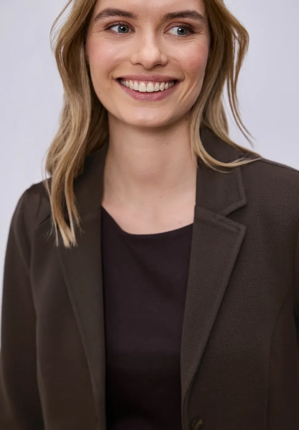 Basic Blazer mit Reverskragen