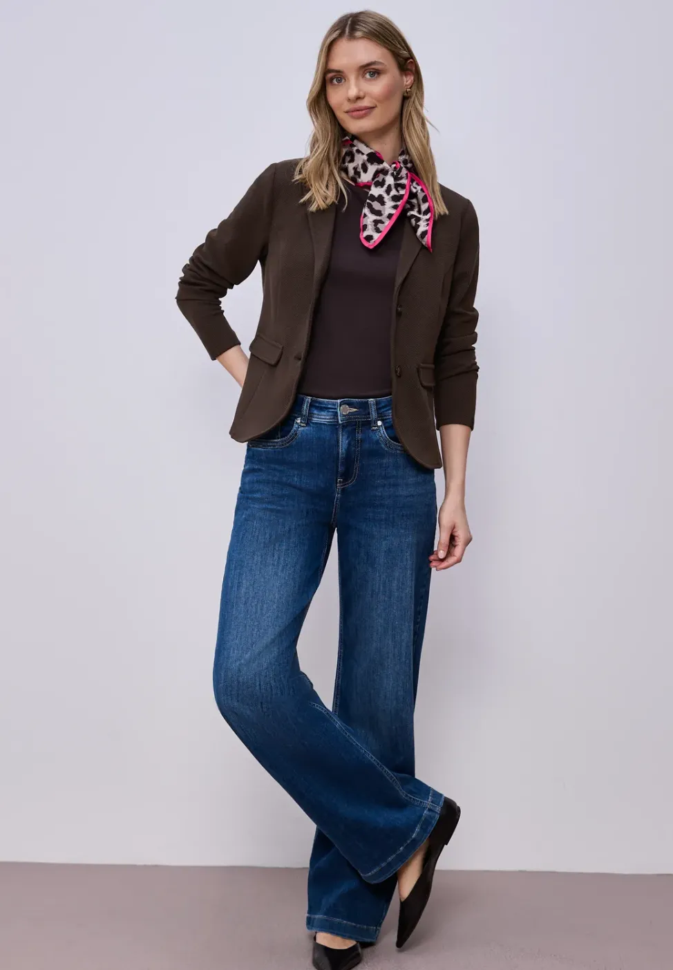 Basic Blazer mit Reverskragen