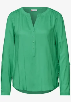Basic Bluse in Unifarbe