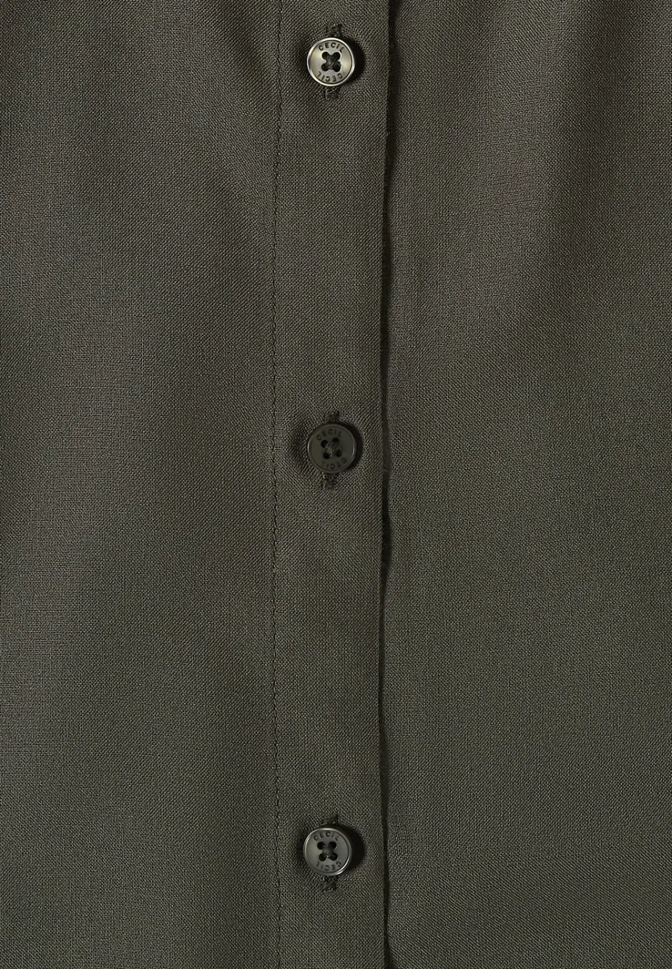 Basic Bluse mit Hemdkragen in Unifarbe
