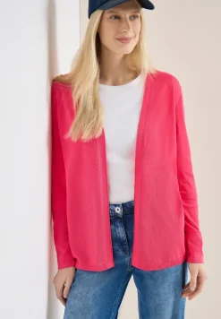 Basic Cardigan in offener Passform