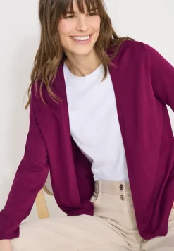Basic Cardigan in offener Passform