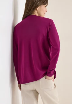 Basic Cardigan in offener Passform