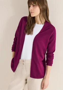 Basic Cardigan in offener Passform