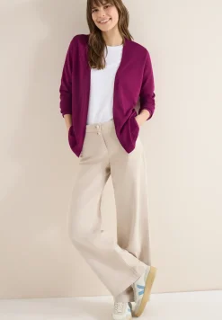 Basic Cardigan in offener Passform