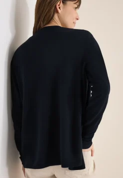 Basic Cardigan in offener Passform