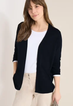 Basic Cardigan in offener Passform