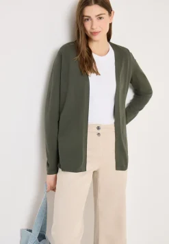 Basic Cardigan in offener Passform