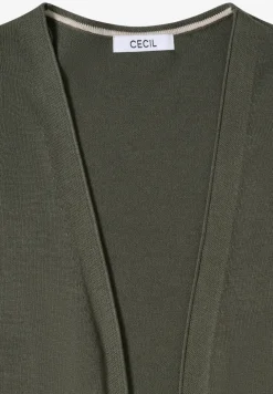Basic Cardigan in offener Passform