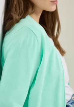Basic Cardigan in offener Passform