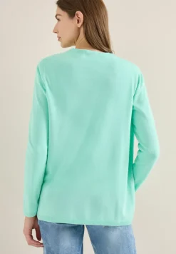 Basic Cardigan in offener Passform