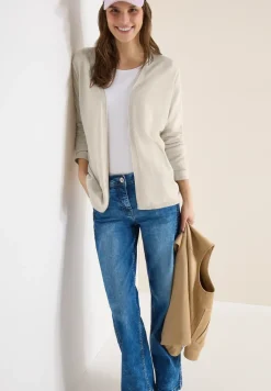 Basic Cardigan in offener Passform