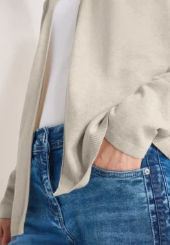 Basic Cardigan in offener Passform
