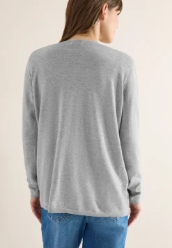 Basic Cardigan in offener Passform