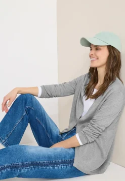 Basic Cardigan in offener Passform