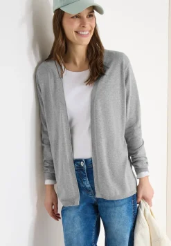 Basic Cardigan in offener Passform