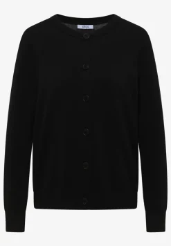 Basic Cardigan mit Rundhals