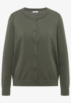 Basic Cardigan mit Rundhals